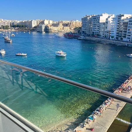 Seafront Two Bedroom Apartment Saint Julian's Exterior photo